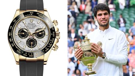 alcaraz wimbledon rolex|carlos alcaraz wimbledon 2022.